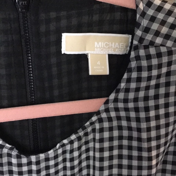 EUC Michael kors checkered top - Picture 2 of 3